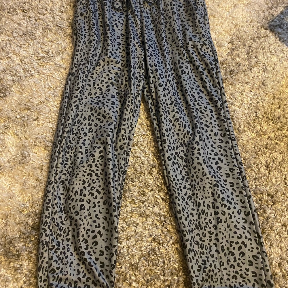 Cheetah print sweat pant